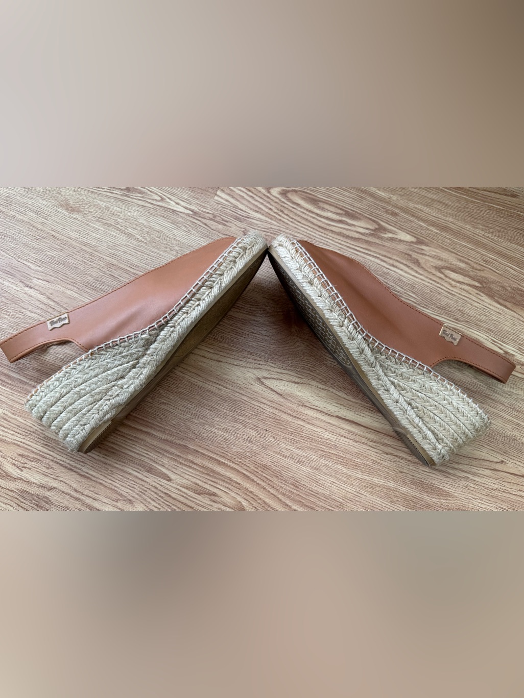 Toni Pons Wedge Bernia-P Tan Leather Espadrilles — image 8 of 8